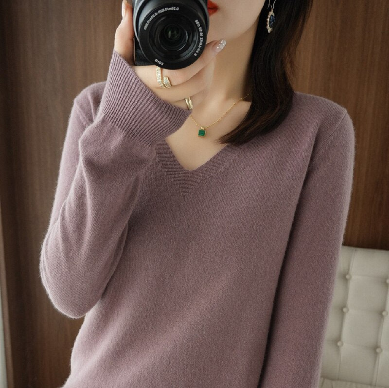 Pull Chic Femme Élégant