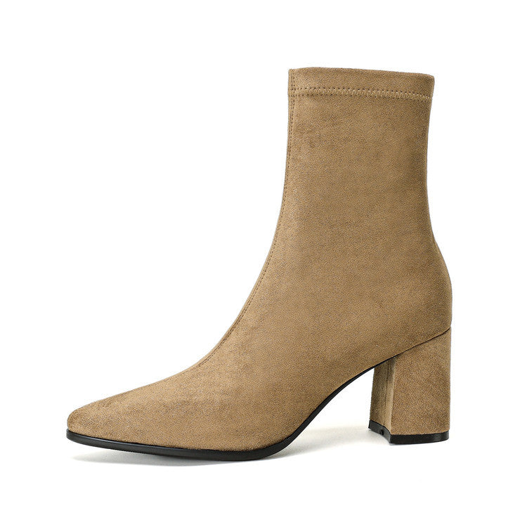 Bottes Femmes Zippées Confortables Pour Tous Les Jours