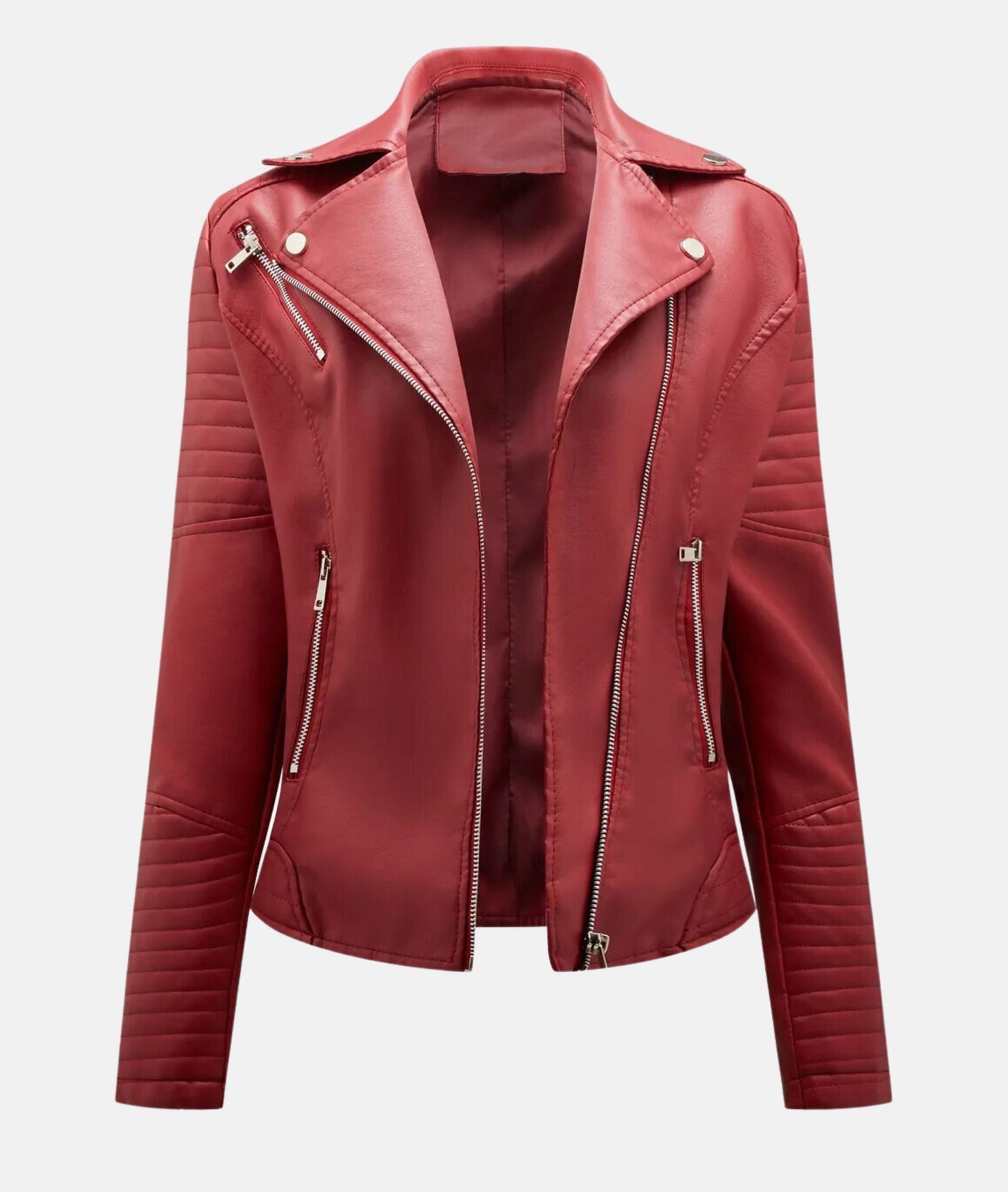 Isabelle™ – Veste en Cuir Femme Élégante avec Coupe Ajustée Chic