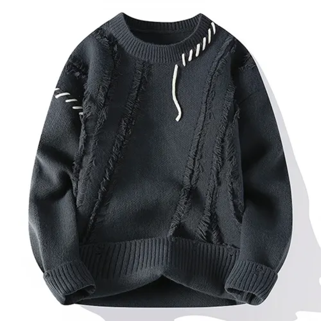Chandail Hiver Patchwork Stylish Homme