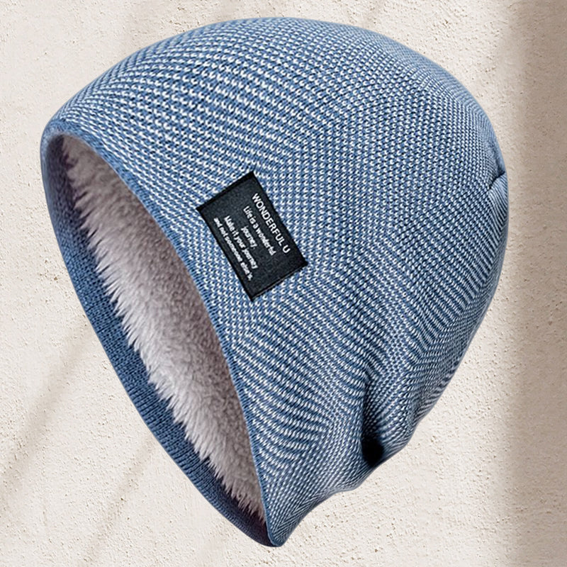 Bonnet Tricoté Douillet Hiver pour Adulte
