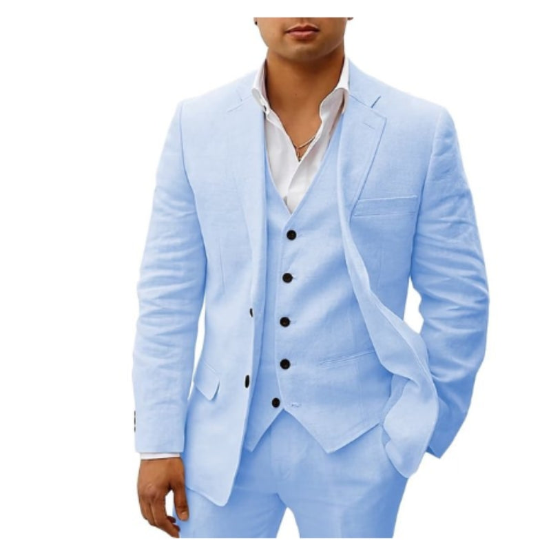 Costume Homme Élégant Trois Pièces Classique