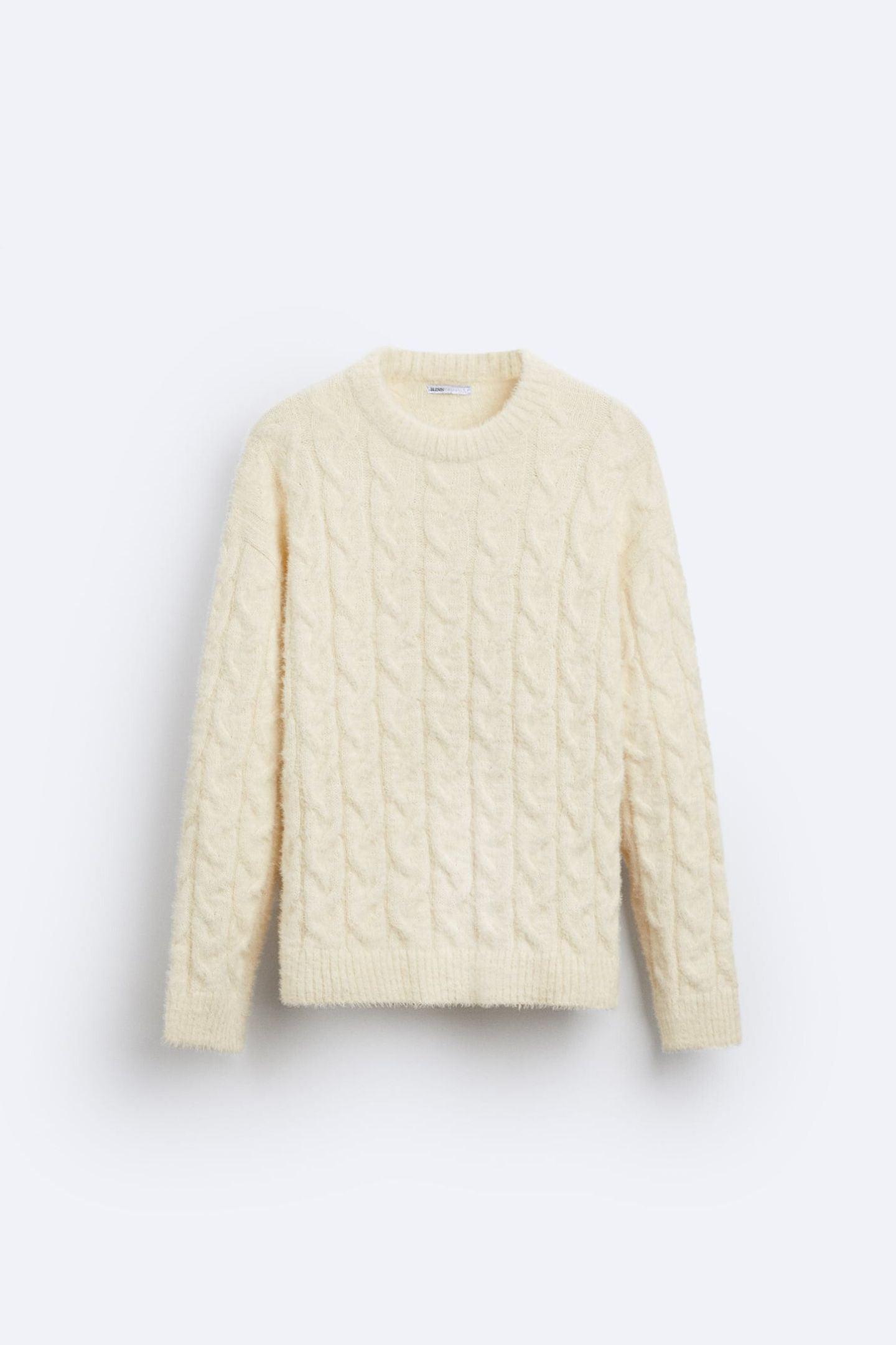 Pull Homme Col Rond avec Motif Texturé pour Hiver - LuxeStyle