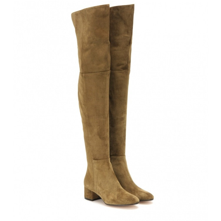 Bottes Hautes Élégantes Femme Automne Hiver