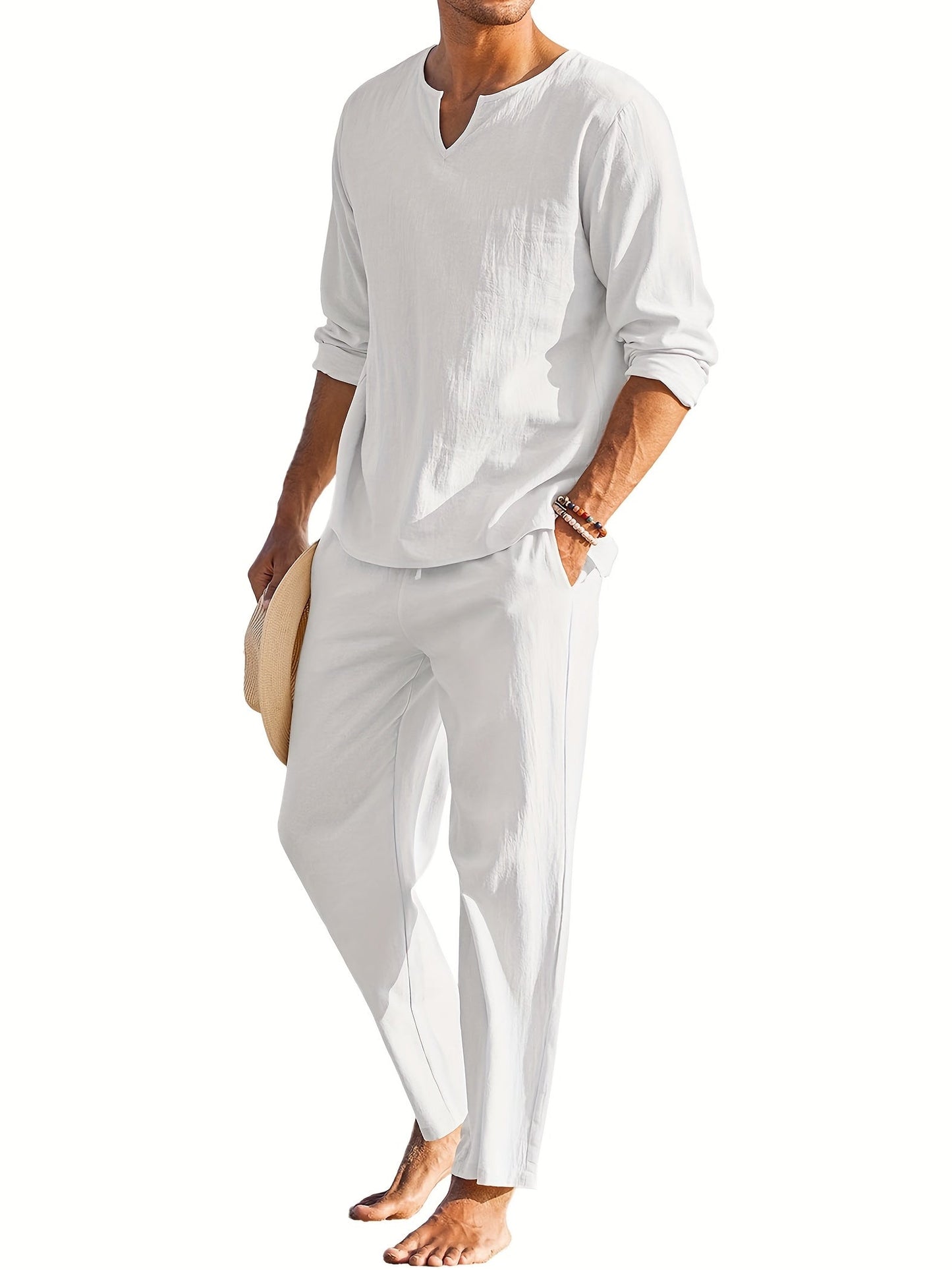 Costume en Lin Doux pour Homme