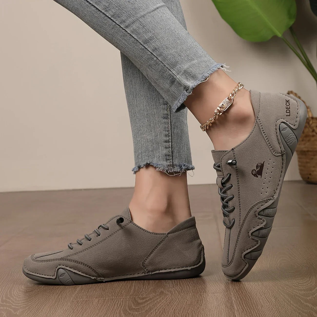 Chaussures Homme Désinvoltes à Lacets – Style Minimaliste avec Semelle Gravée