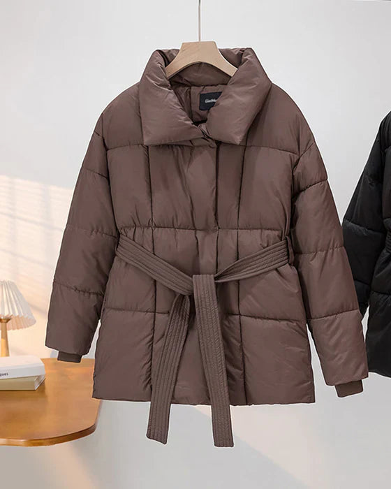 Veste Douillette pour Femme avec Remplissage Léger et Élégant - LuxeStyle