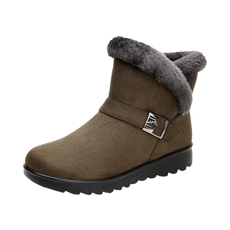 Bottes Hiver Chic à Talon Élégant