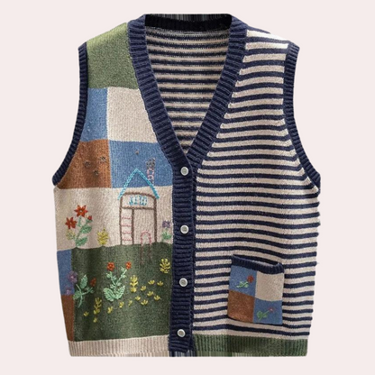 DEBORAH - Gilet Tricoté Élégant pour Femmes