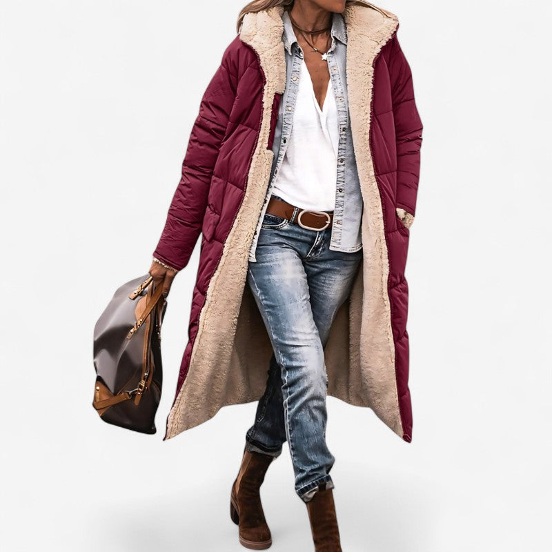 Veste Femme Élégante avec Manches Longues et Poches Profondes
