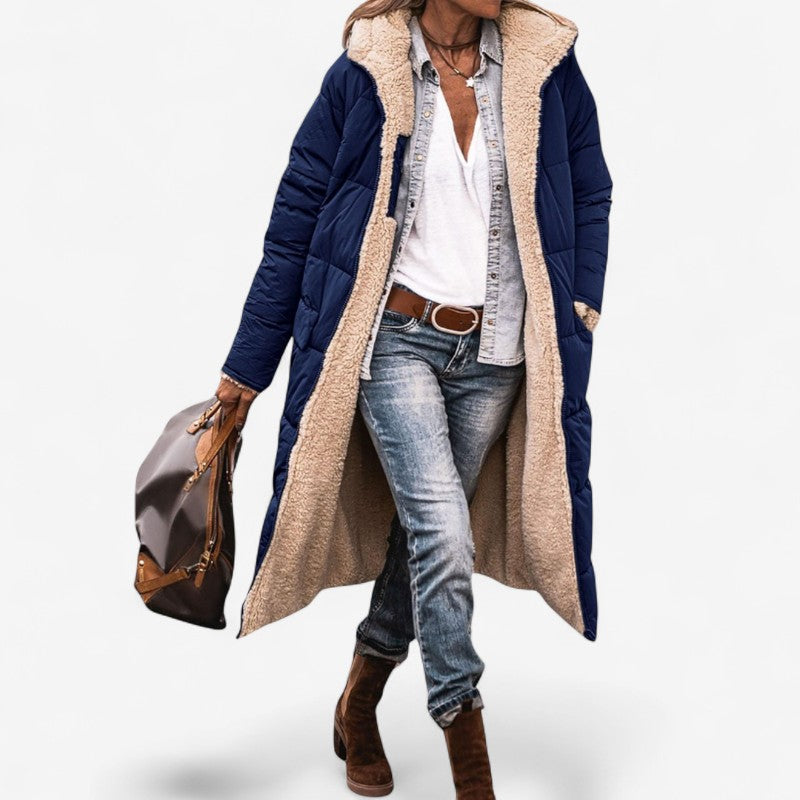 Veste Femme Élégante avec Manches Longues et Poches Profondes