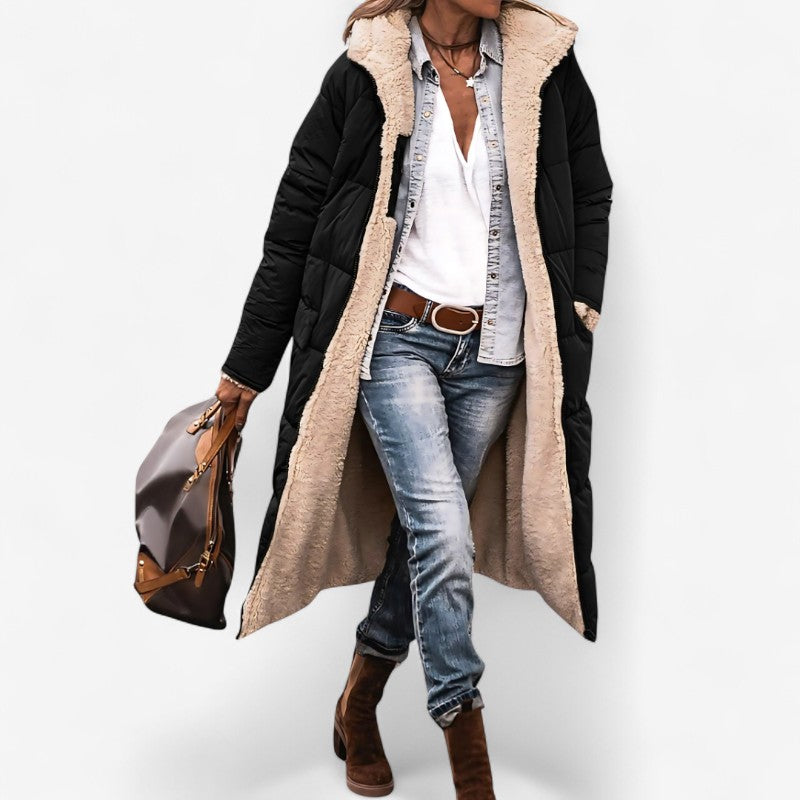Veste Femme Élégante avec Manches Longues et Poches Profondes