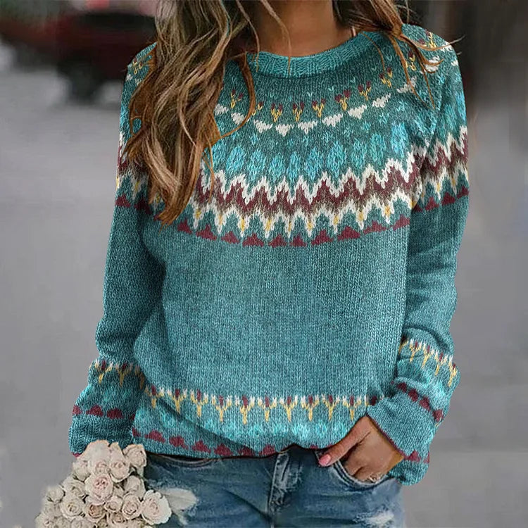 Pull Femme Chic à Motif Marin Douillet - LuxeStyle
