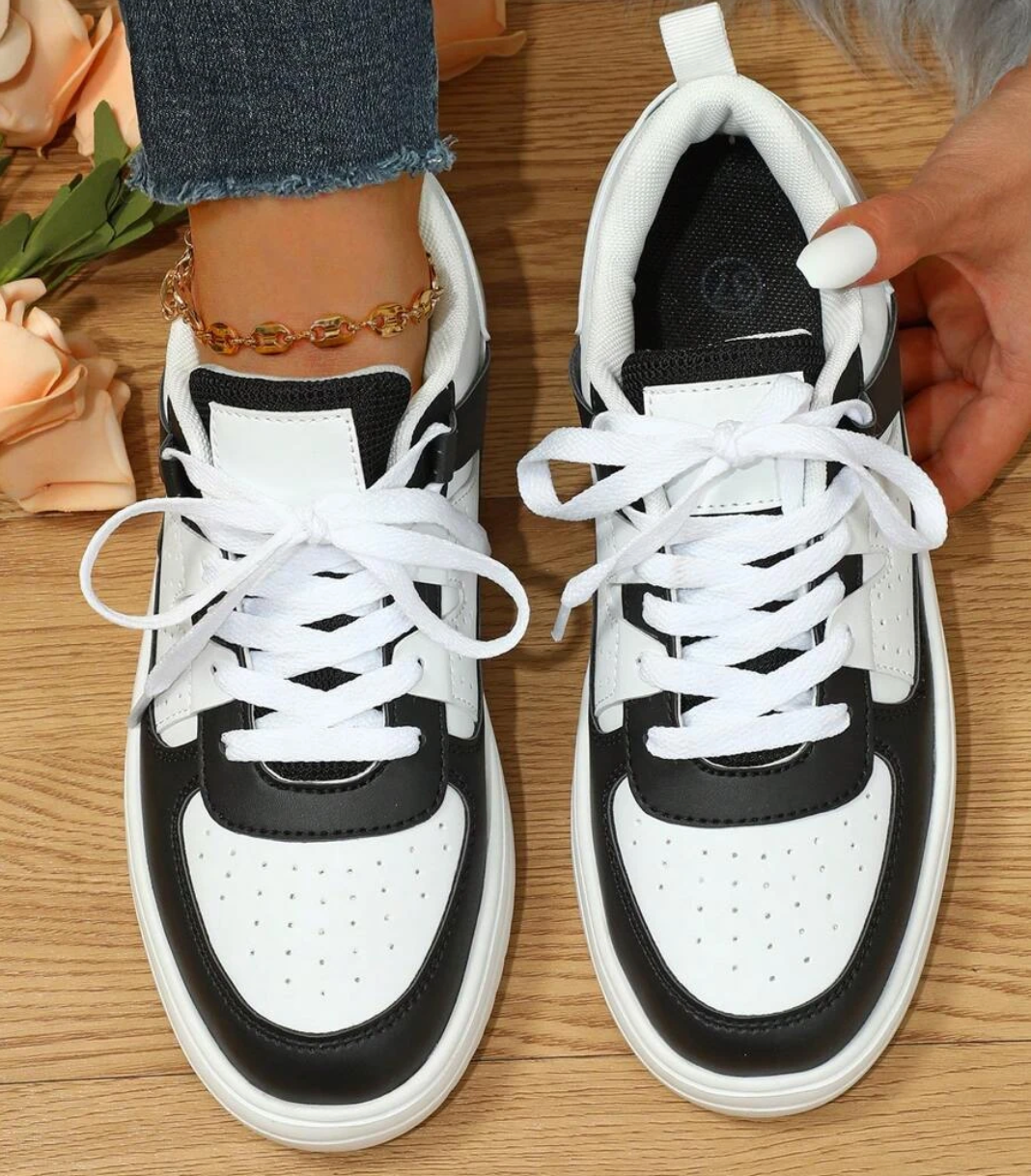 Baskets Femme Colorées Synthétiques