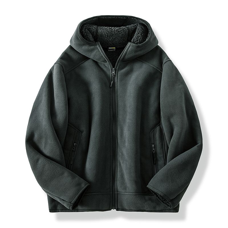 Veste Hiver Homme à Capuche Zippé Noir Matelassé - LuxeStyle