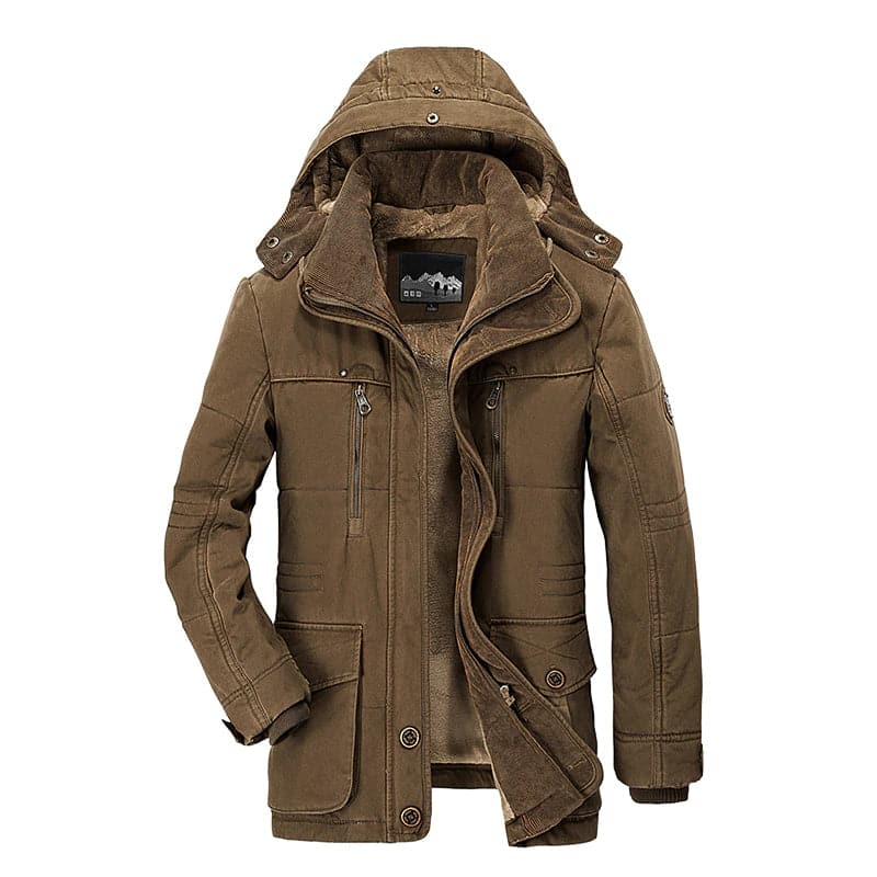 Veste Hiver Élégante Homme Polaire Bleu Foncé