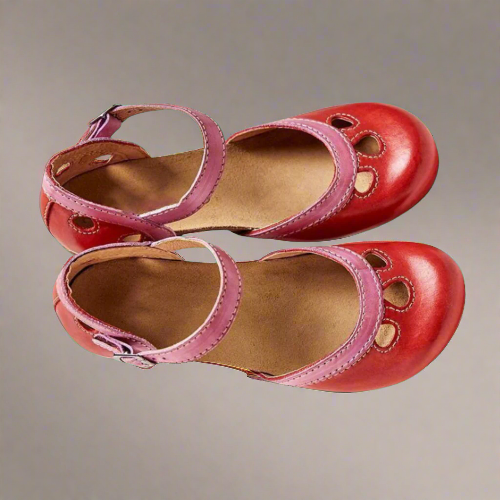 Chaussures Cuir Enfant Décorées Boutons