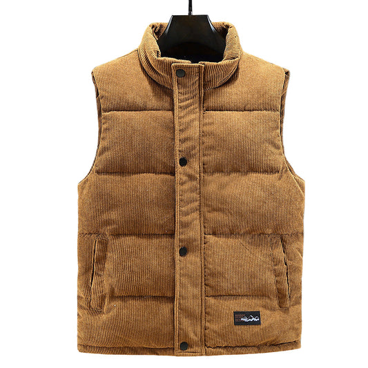 Gilet Velours Doux pour Homme Élégant - luxestyle