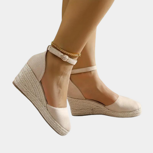 Sandales mode avec sangle de cheville ajustable et style décontracté - LuxeStyle