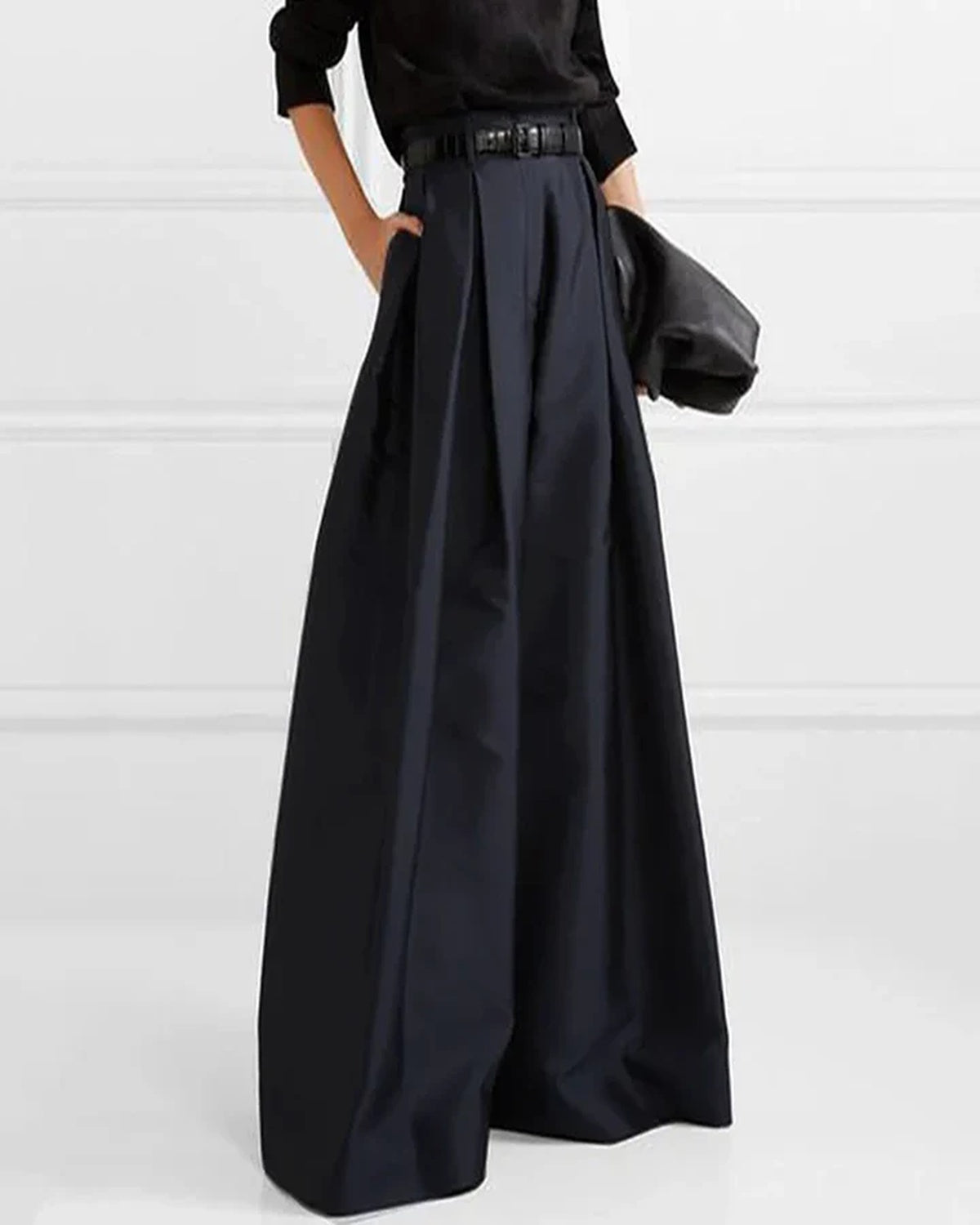 Robe de soirée noire femme chic