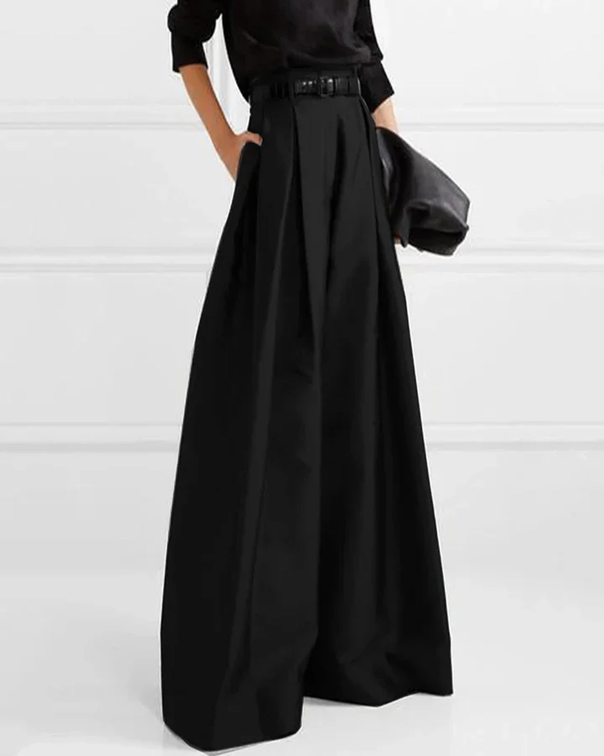 Robe de soirée noire femme chic