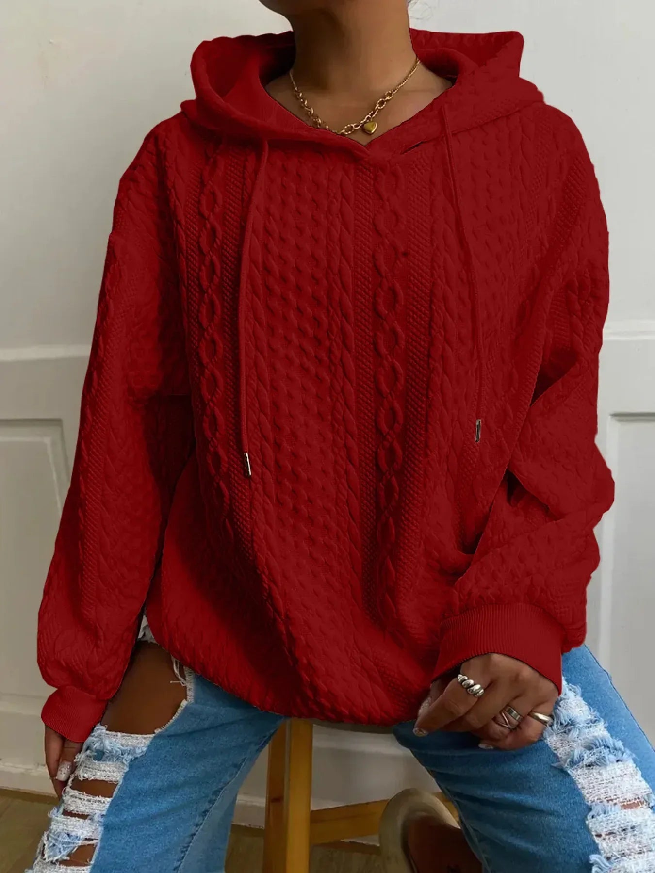 Sweat à Capuche Féminin Hiver Doux