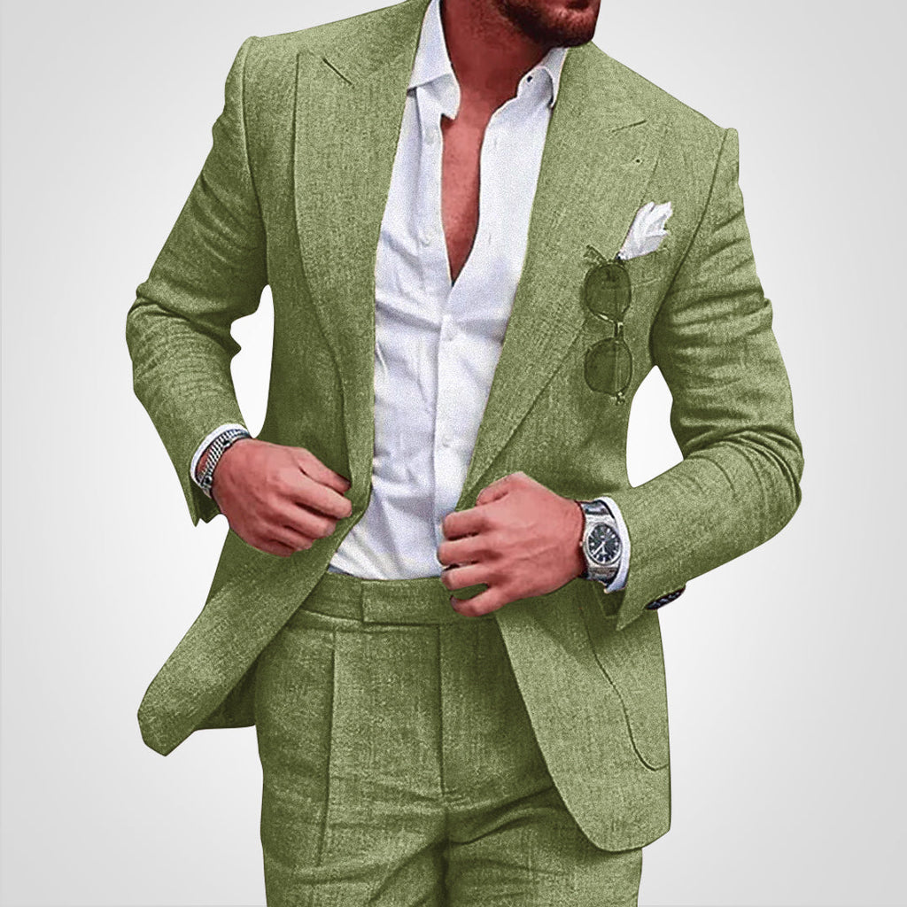 Costume Homme Slim Fit Deux Pièces Élégant