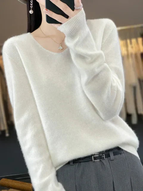 Pull Femme Chic Tricot Mélange Douceur & Confort Manches Longues