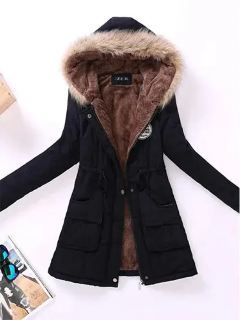 Veste Hiver Doublée Élégante pour Femme