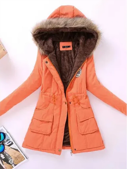 Veste Hiver Doublée Élégante pour Femme - LuxeStyle