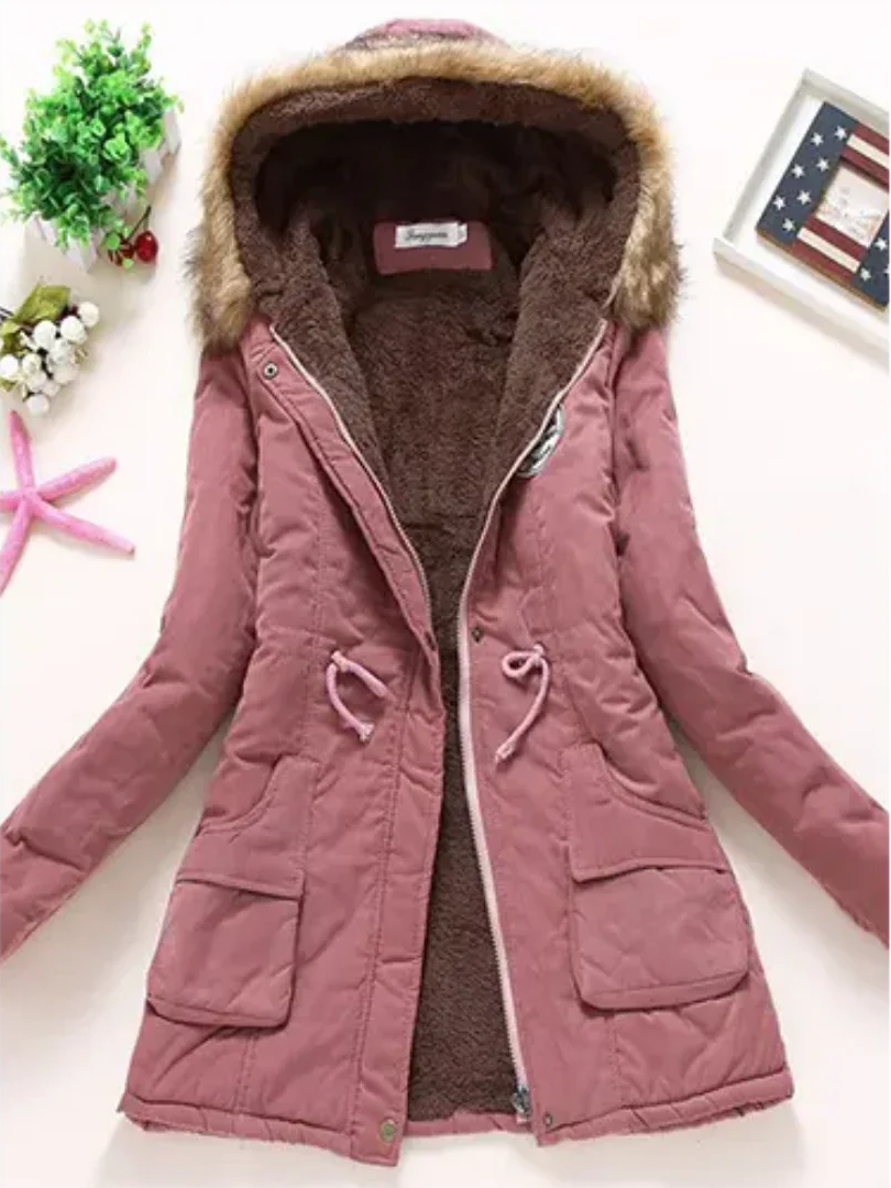 Veste Hiver Doublée Élégante pour Femme