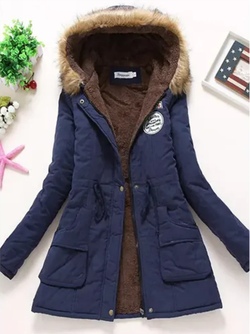 Veste Hiver Doublée Élégante pour Femme