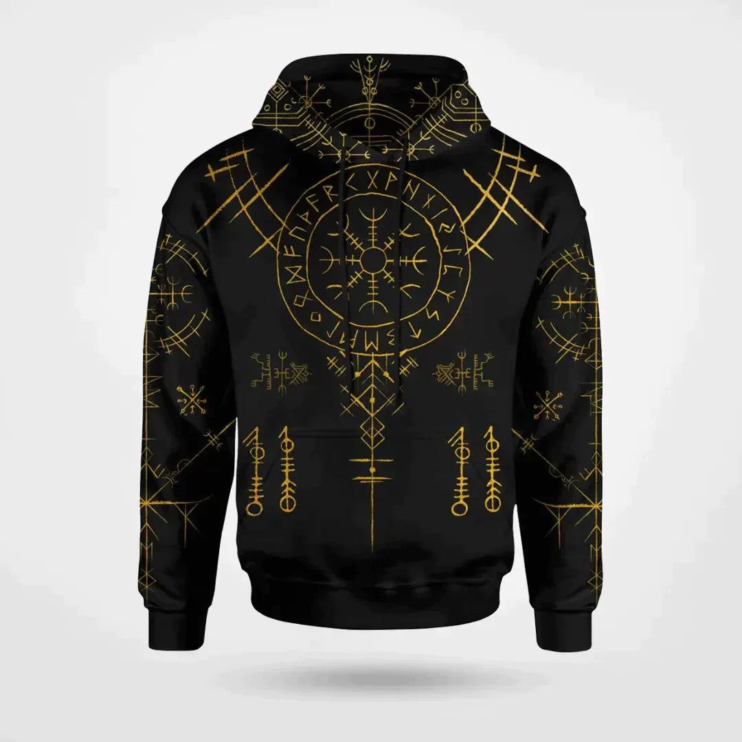 Sweat à capuche Viking Épique Impression 3D - LuxeStyle