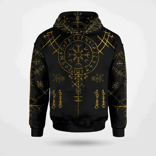 Sweat à capuche Viking Épique Impression 3D - LuxeStyle
