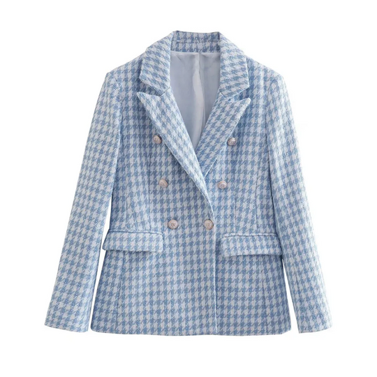 Veste Blazer Élégante avec Short Coordonné pour Femmes