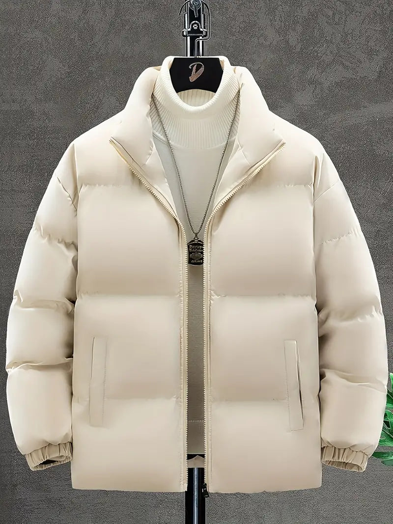 Veste Hiver Élégante pour Homme avec Capuche Réglable - LuxeStyle