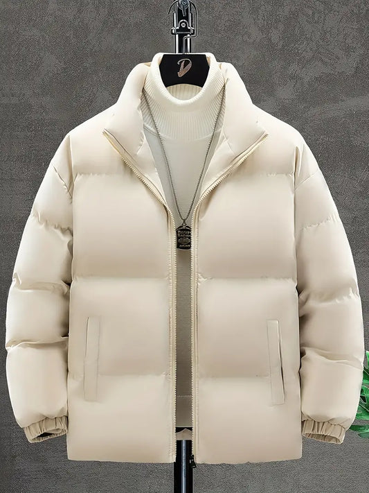 Veste Hiver Élégante pour Homme avec Capuche Réglable - LuxeStyle