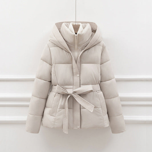 Arctavia™ – Manteau d’Hiver Femme Longue Matelassée avec Ceinture Élégante