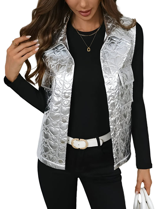 Gilet Femme Cœur Doux et Chic - luxestyle