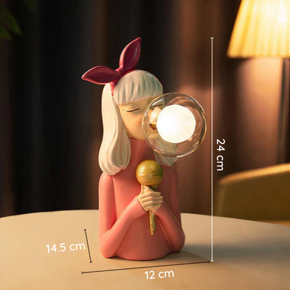 Lampe de Bureau Élégante Femme avec LED Intégré