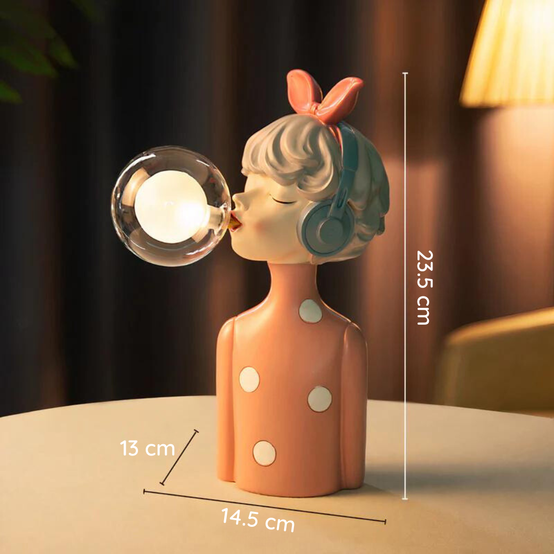 Lampe de Bureau Élégante Femme avec LED Intégré