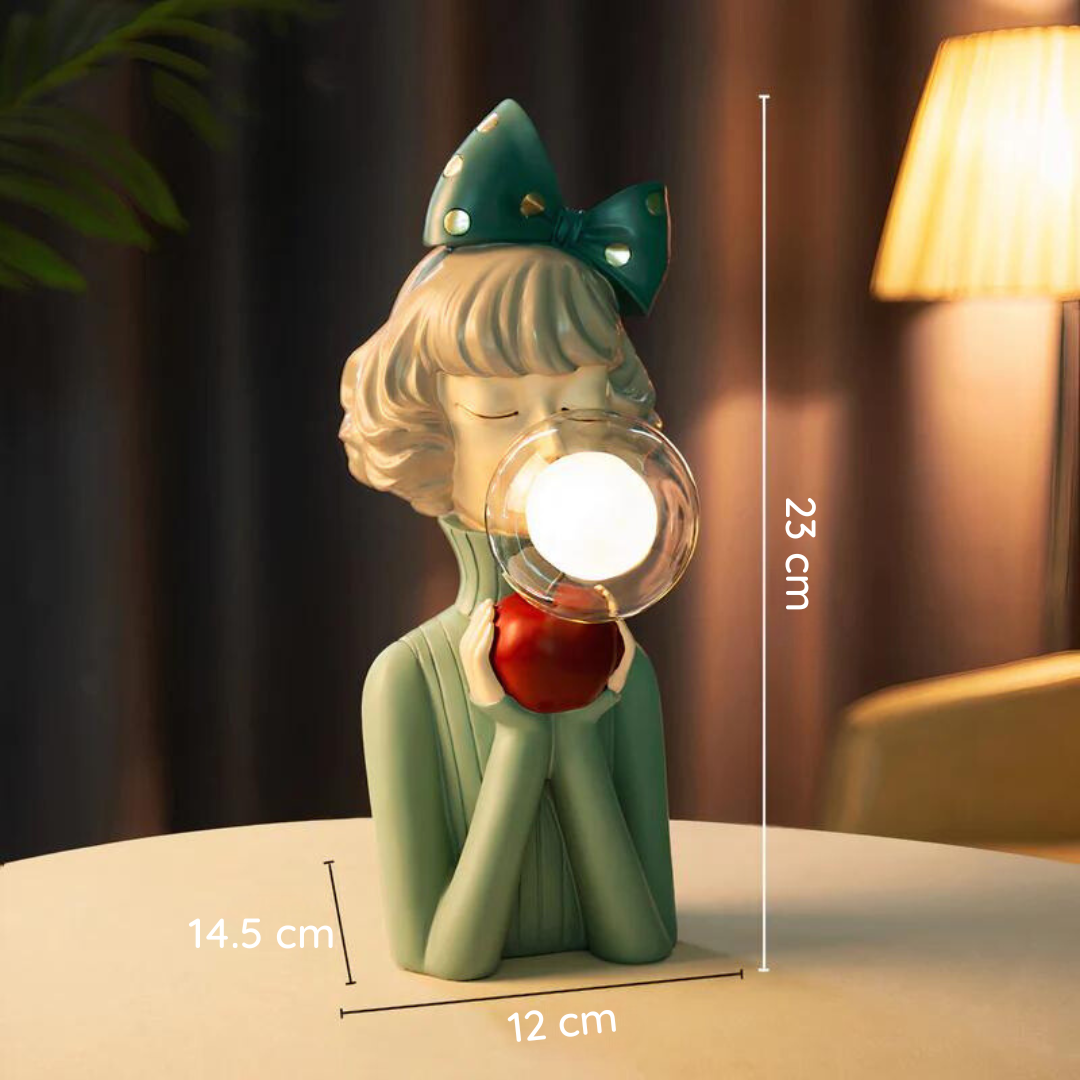 Lampe de Bureau Élégante Femme avec LED Intégré