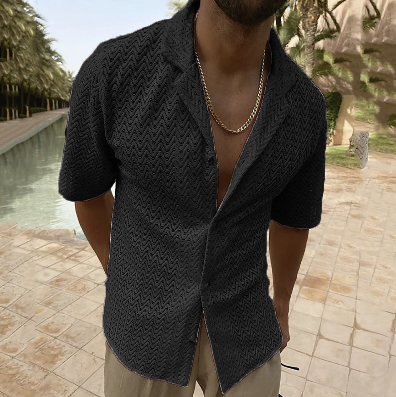 Chemise Homme Été Légère et Décontractée