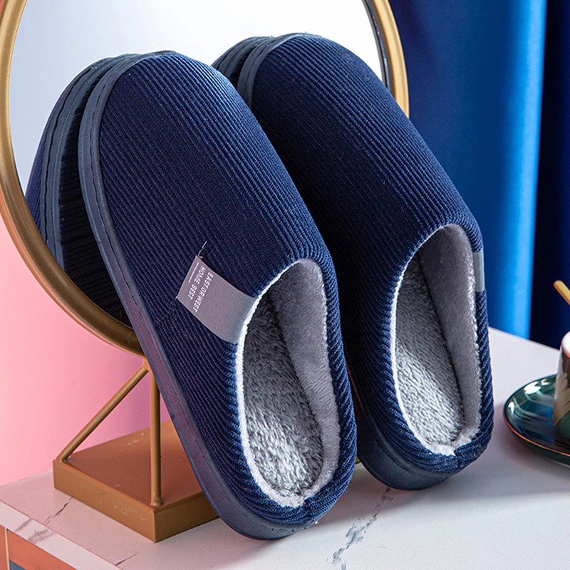 Chaussons Femmes Hiver Douillettes & Chauffants avec Semelle Flexible