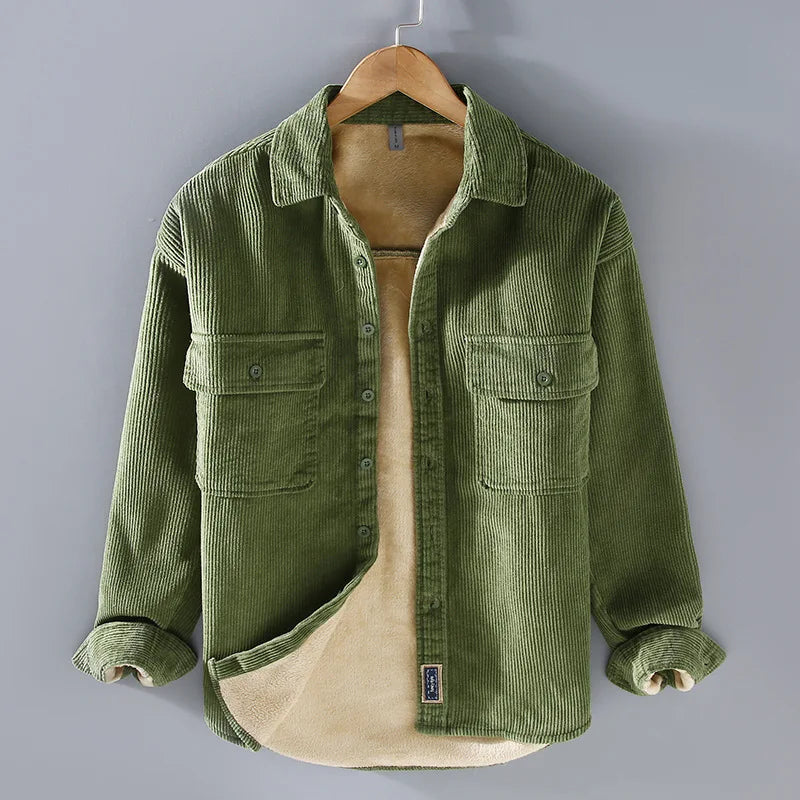 Veste en Velours Douceur Hiver pour Homme