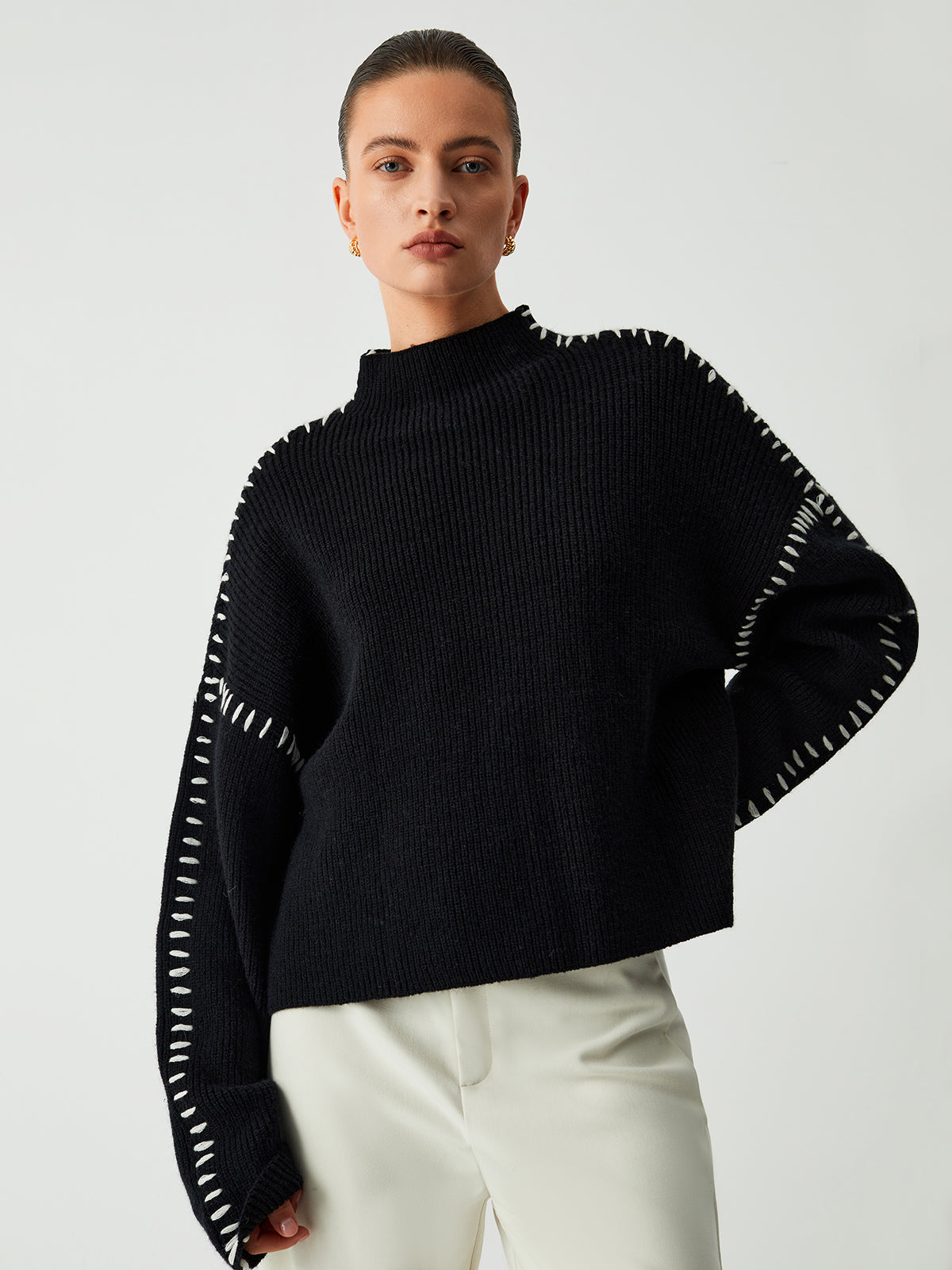 Pull Femme Oversize Doux et Confortable - LuxeStyle
