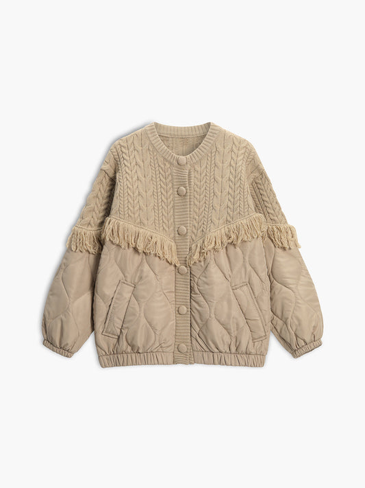 Veste Douce à Fines Franges pour Femme | Parfaite pour le Printemps et les Looks Détendus - LuxeStyle