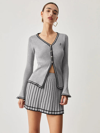 Tenue Tricotée Femme Chic Décontractée