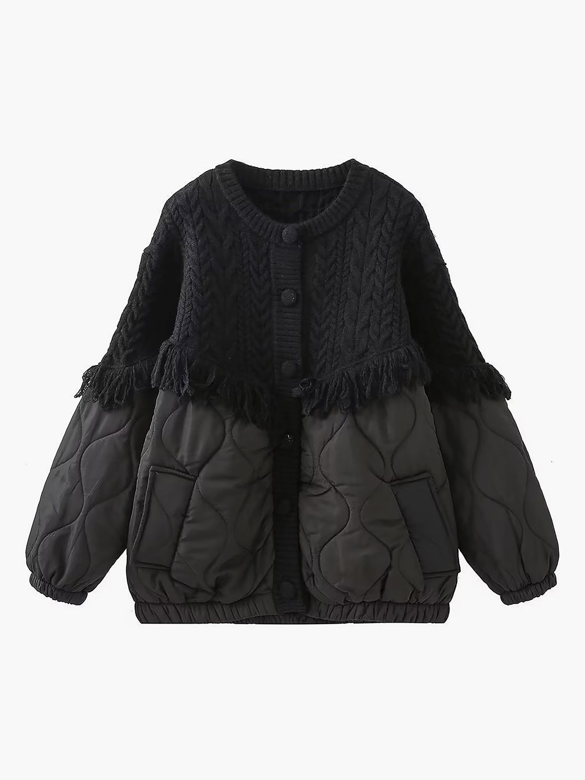 Veste Douce à Fines Franges pour Femme | Parfaite pour le Printemps et les Looks Détendus