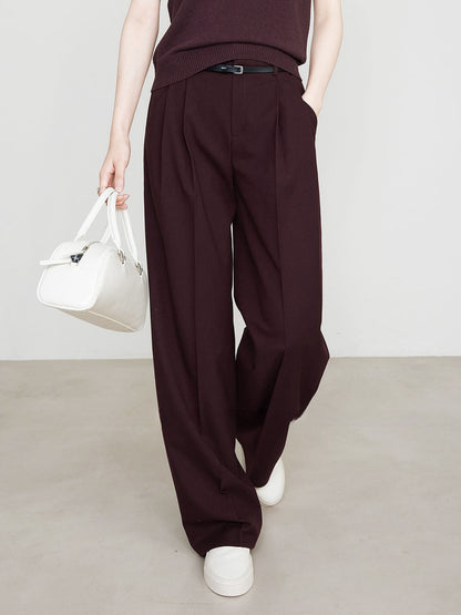 Pantalon Chino Rouge Élégant pour Femme